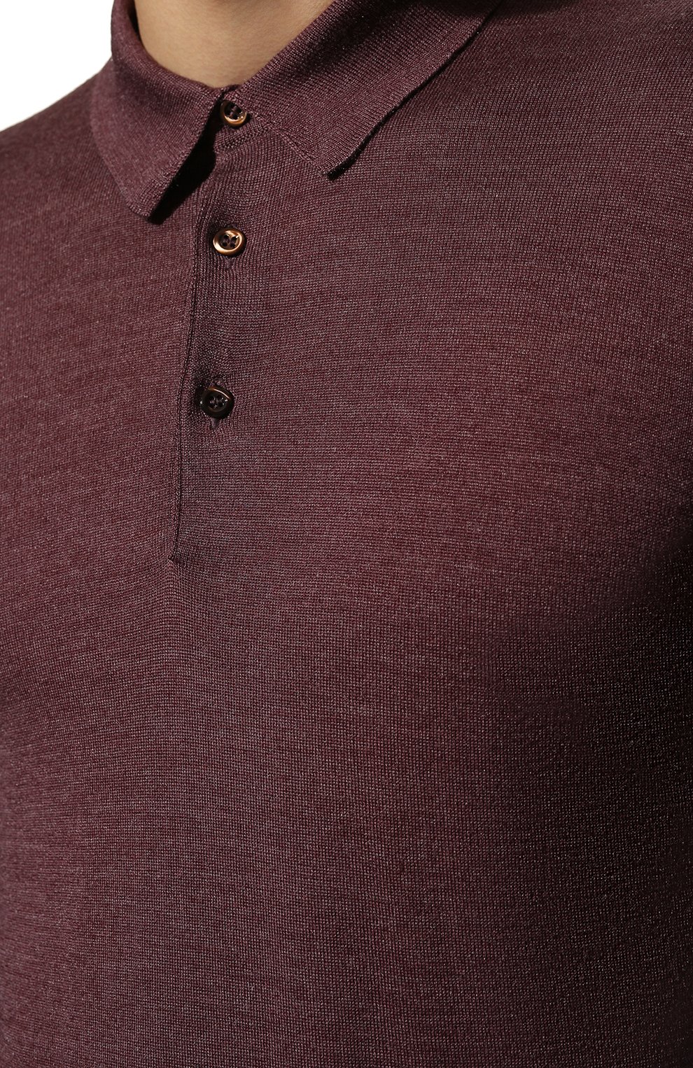 Поло из шерсти и шелка GRAN SASSO, арт. 57132/13190, фото 5