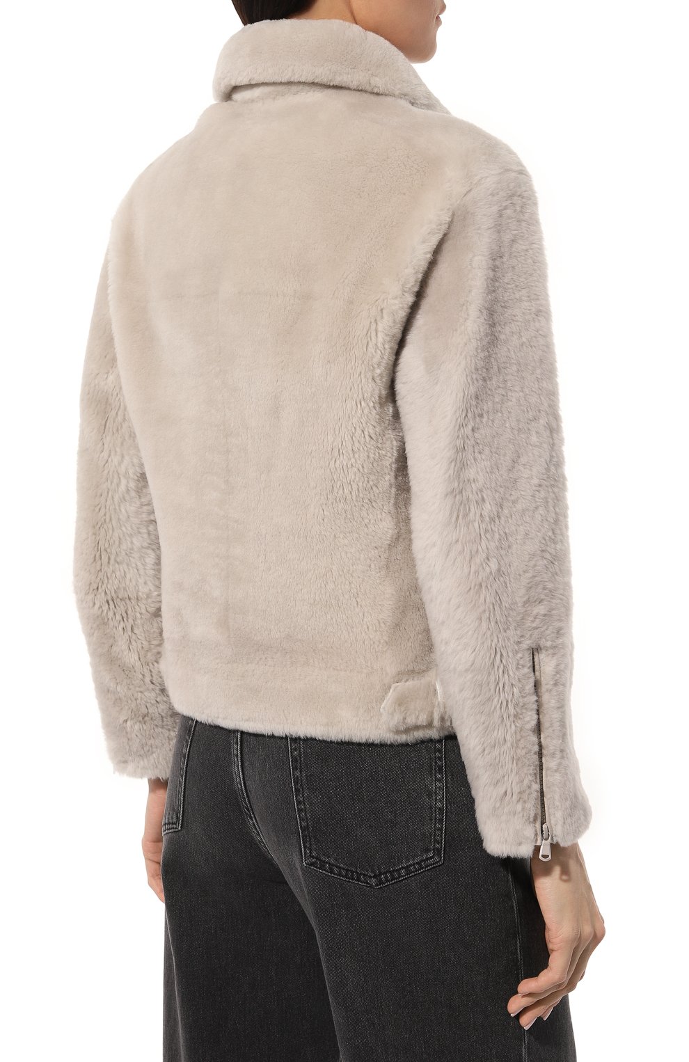 Шуба из овчины BRUNELLO CUCINELLI, арт. MPMFS2744, фото 4