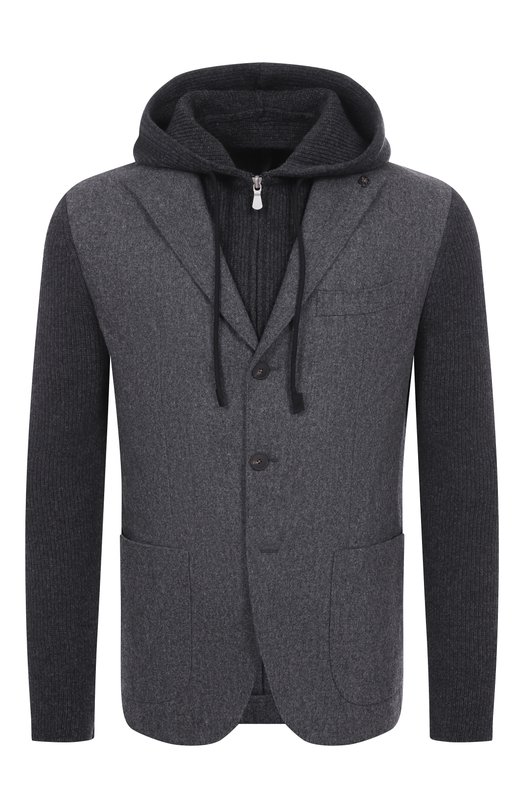 Шерстяной пиджак Gran Sasso 23133/51320 Серый 23133/51320