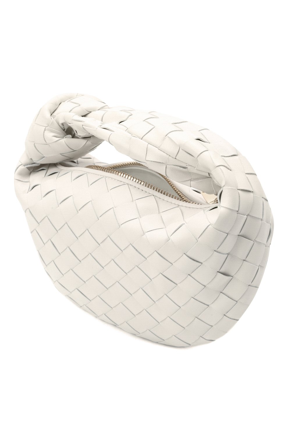 Сумка jodie mini BOTTEGA VENETA белого цвета по цене 363000 руб., арт. 651876/VCPP5, фото 5 Сумка jodie mini BOTTEGA VENETA, арт. 651876/VCPP5, фото 5