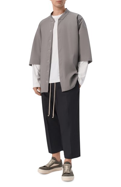 Хлопковые брюки RICK OWENS, арт. RU02F4381/TE, фото 2