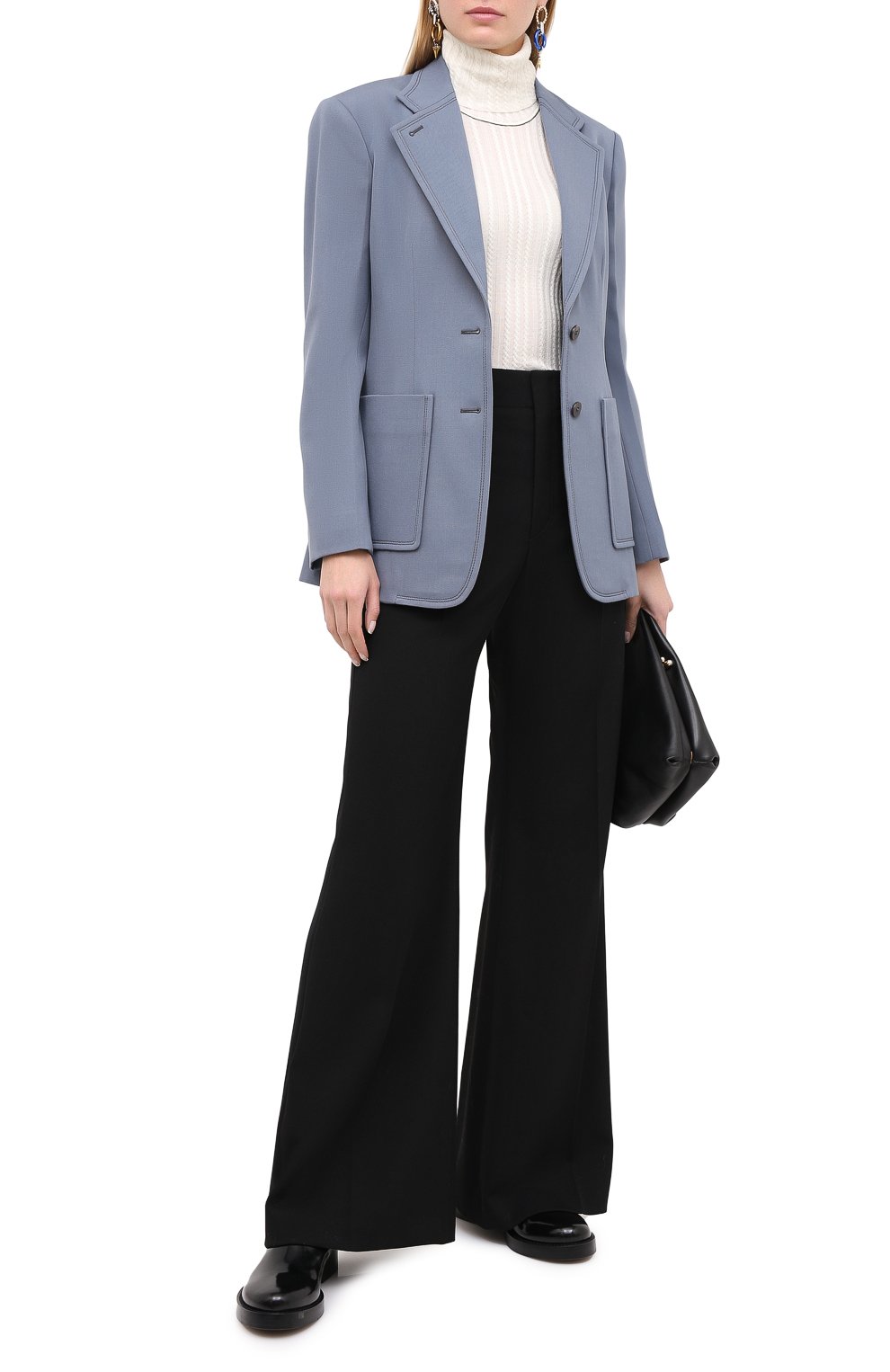 Водолазка из шерсти и шелка CHLOÉ, арт. CHC20WMP06520, фото 2