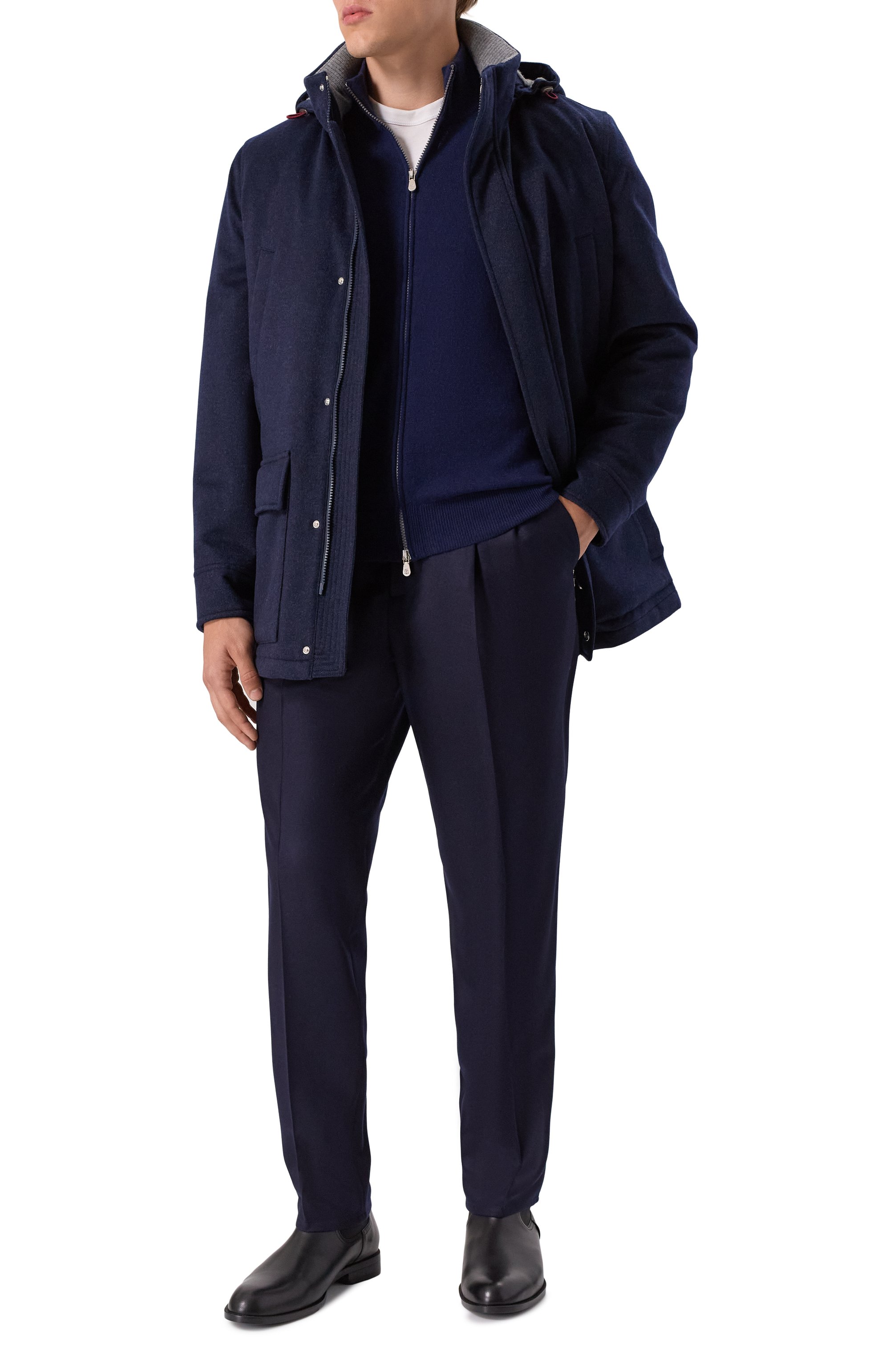 Шерстяные брюки BRUNELLO CUCINELLI, арт. M038PE1710, фото 2