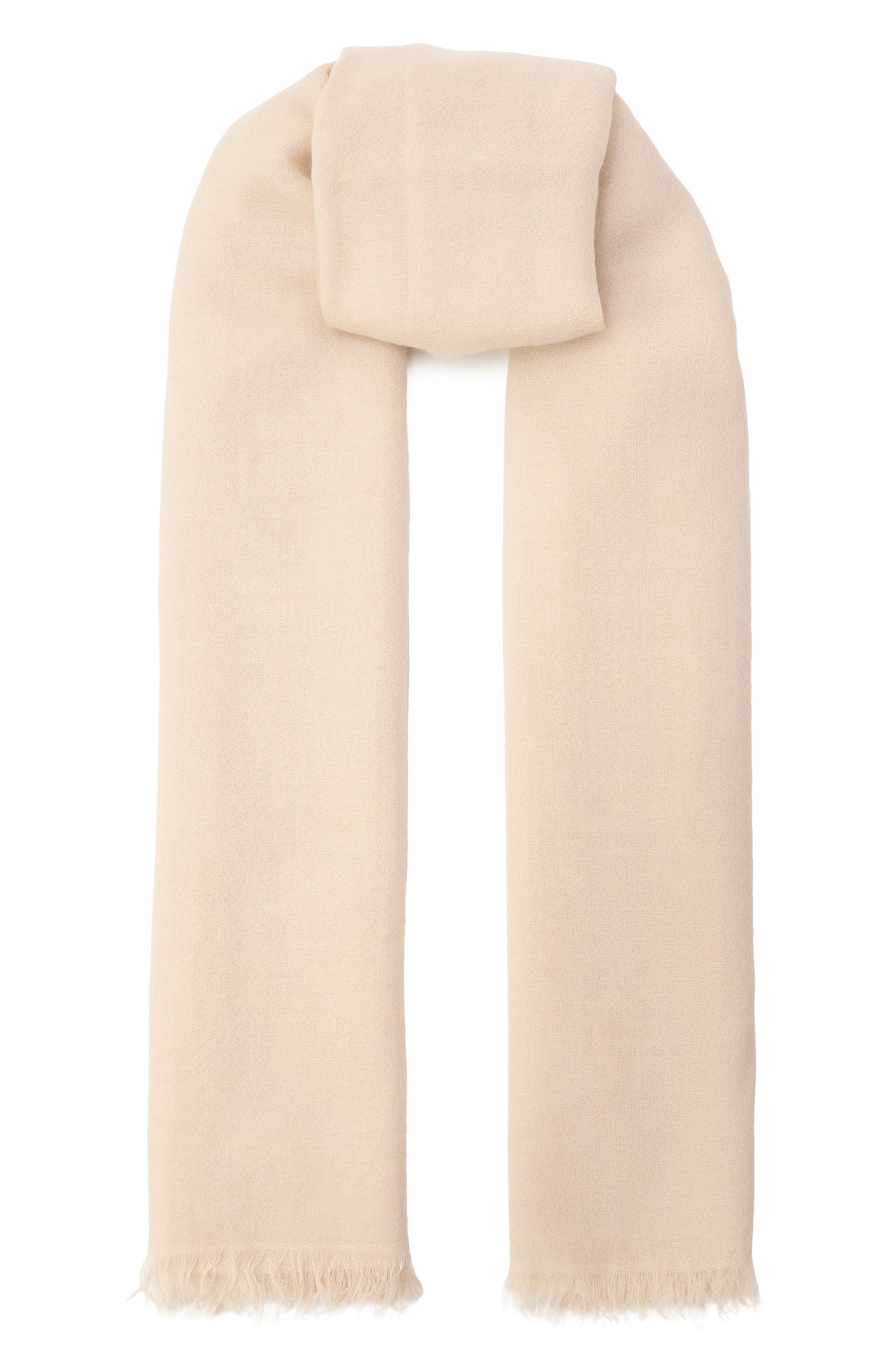 Кашемировый палантин BRUNELLO CUCINELLI бежевого цвета по цене 99000 руб., арт. MSC924059, фото 1 Кашемировый палантин BRUNELLO CUCINELLI, арт. MSC924059, фото 1