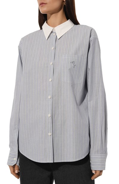 Хлопковая рубашка ACNE STUDIOS, арт. FN-WN-BL0U001031, фото 3