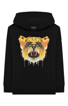 Детский хлопковое худи MARCELO BURLON KIDS OF MILAN черного цвета, арт. 21E/B/MB/2103/0020/2-6Y | Фото 1 (Рукава: Длинные; Мальчики Кросс-КТ: Худи-одежда; Региональные ограничения белый список (Axapta Mercury): RU; Материал сплава: Проставлено; Материал внешний: Хлопок; Драгоценные камни: Проставлено; Ростовка одежда: 6 лет | 116 см)