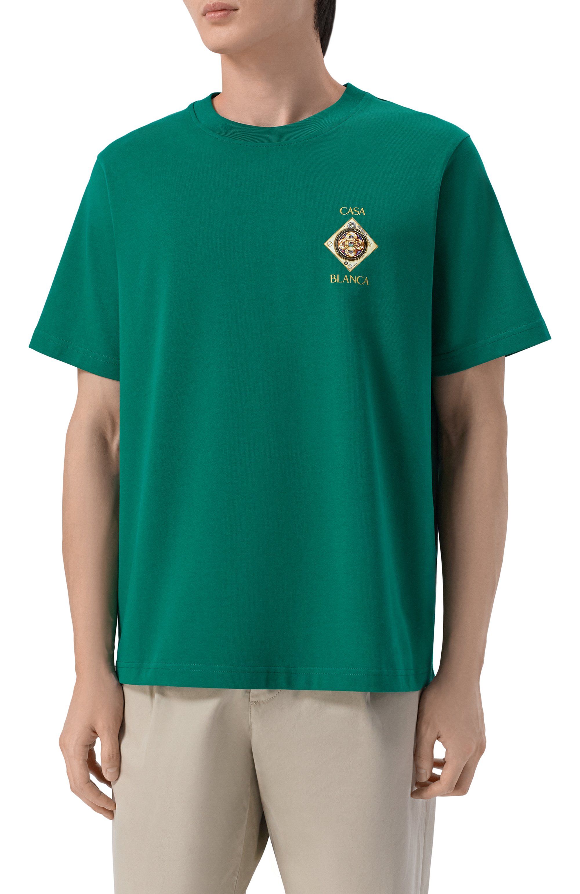 Хлопковая футболка CASABLANCA, арт. M-SS26-JTS-001-03, фото 3