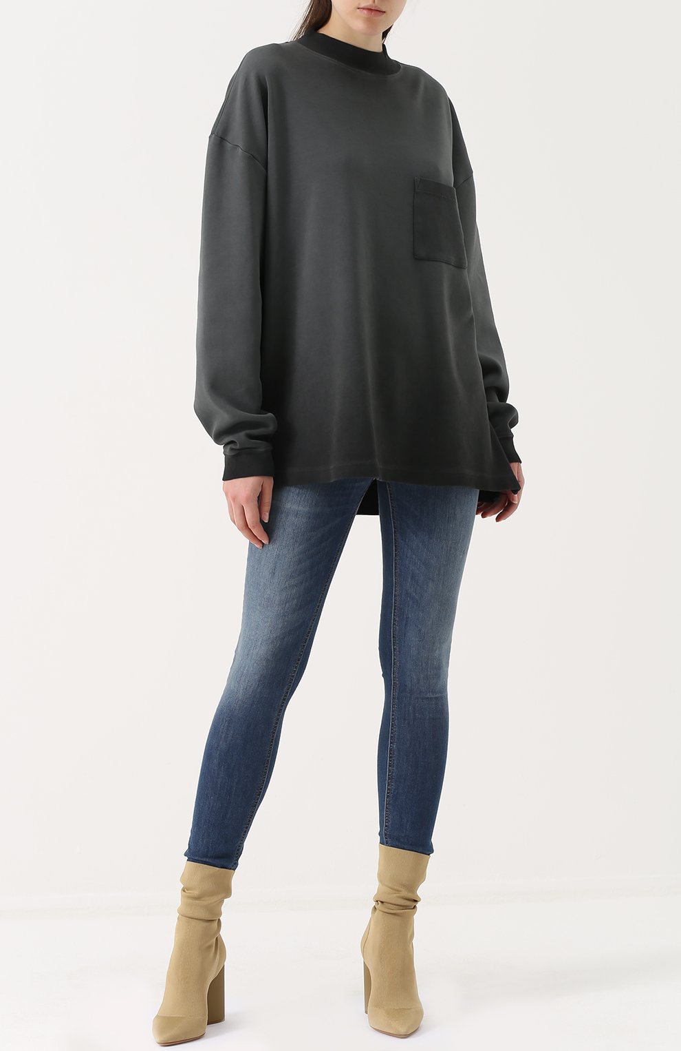 Джинсы-скинни с потертостями RAG AND BONE, арт. W1526K122RAE, фото 2