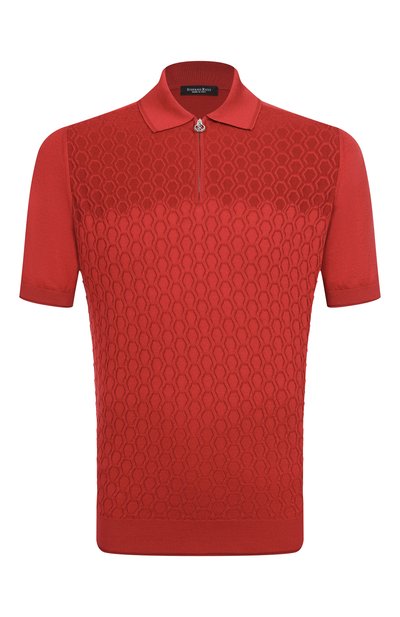 Мужская поло из шелка и хлопка STEFANO RICCI, арт. K818109P31/F26175