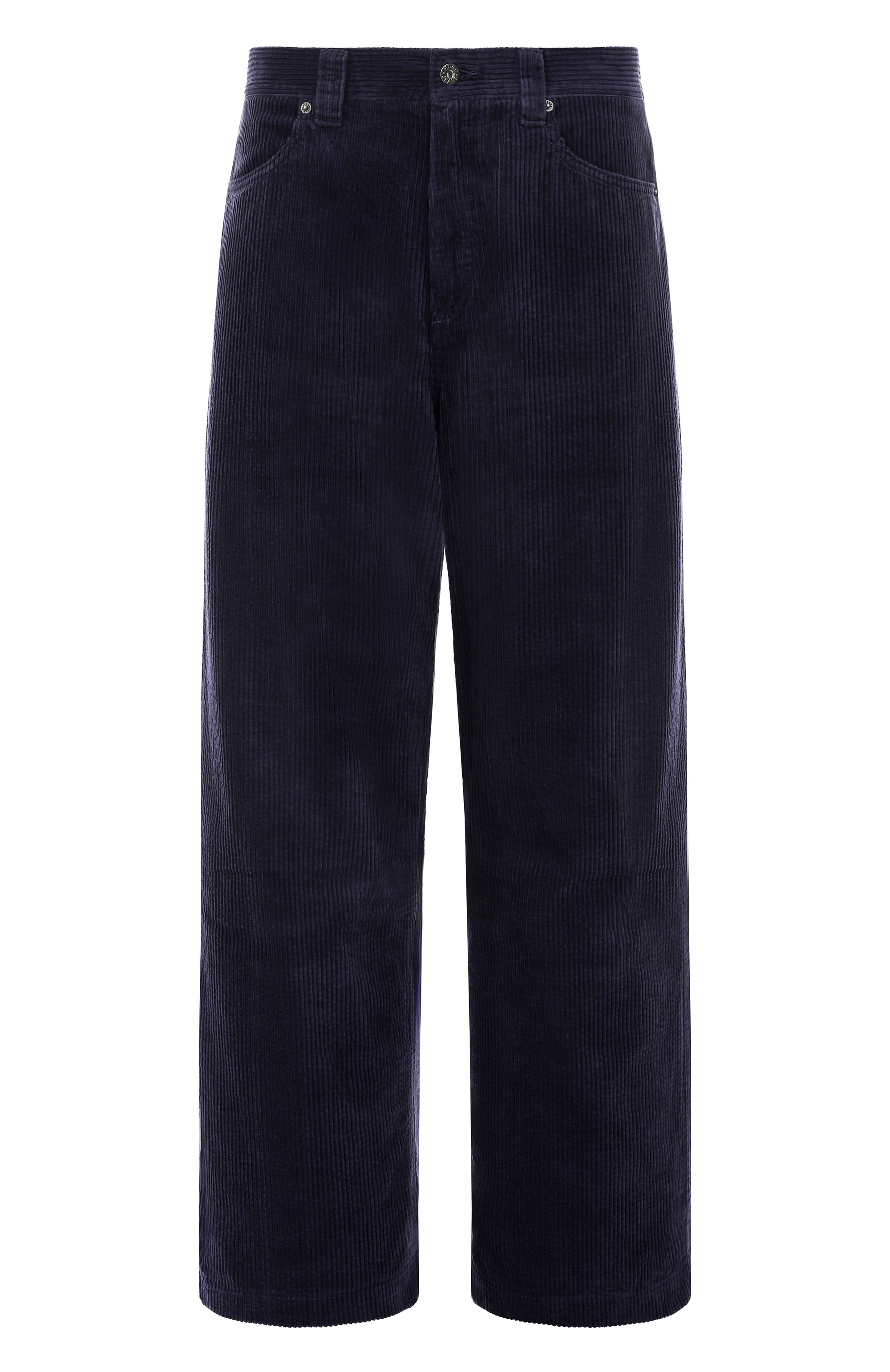 Вельветовые брюки HUGO BLUE темно-синего цвета по цене 17950 руб., арт. 50541558, фото 1 Вельветовые брюки HUGO BLUE, арт. 50541558, фото 1