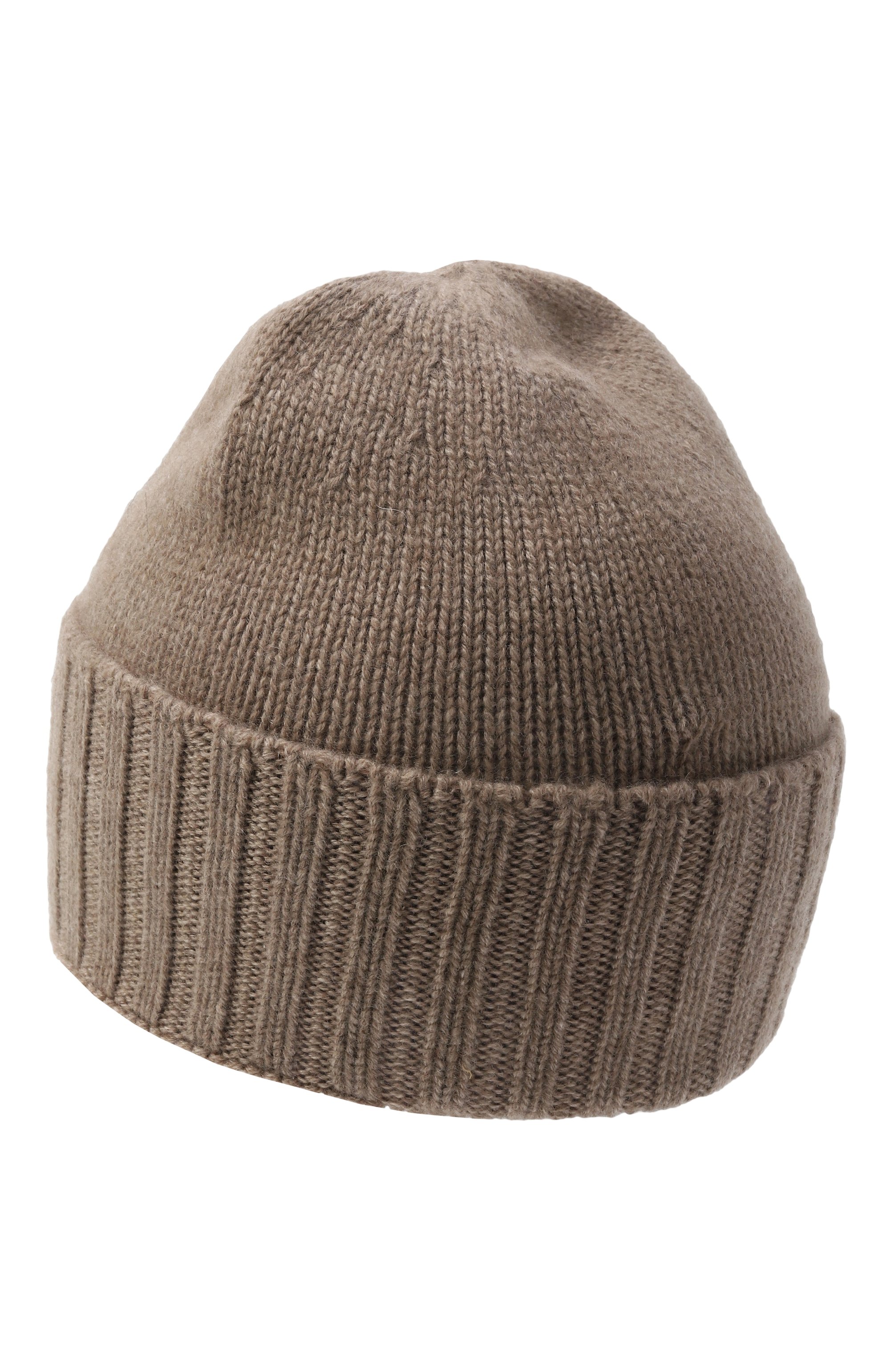 Кашемировая шапка ANDREA CAMPAGNA темно-бежевого цвета по цене 17550 руб., арт. 198P04, фото 2 Кашемировая шапка ANDREA CAMPAGNA, арт. 198P04, фото 2