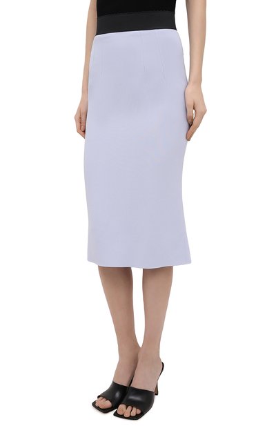 Юбка DOLCE & GABBANA голубого цвета по цене 55500 руб., арт. F4A1FT/FURDV, фото 3 Юбка DOLCE & GABBANA, арт. F4A1FT/FURDV, фото 3