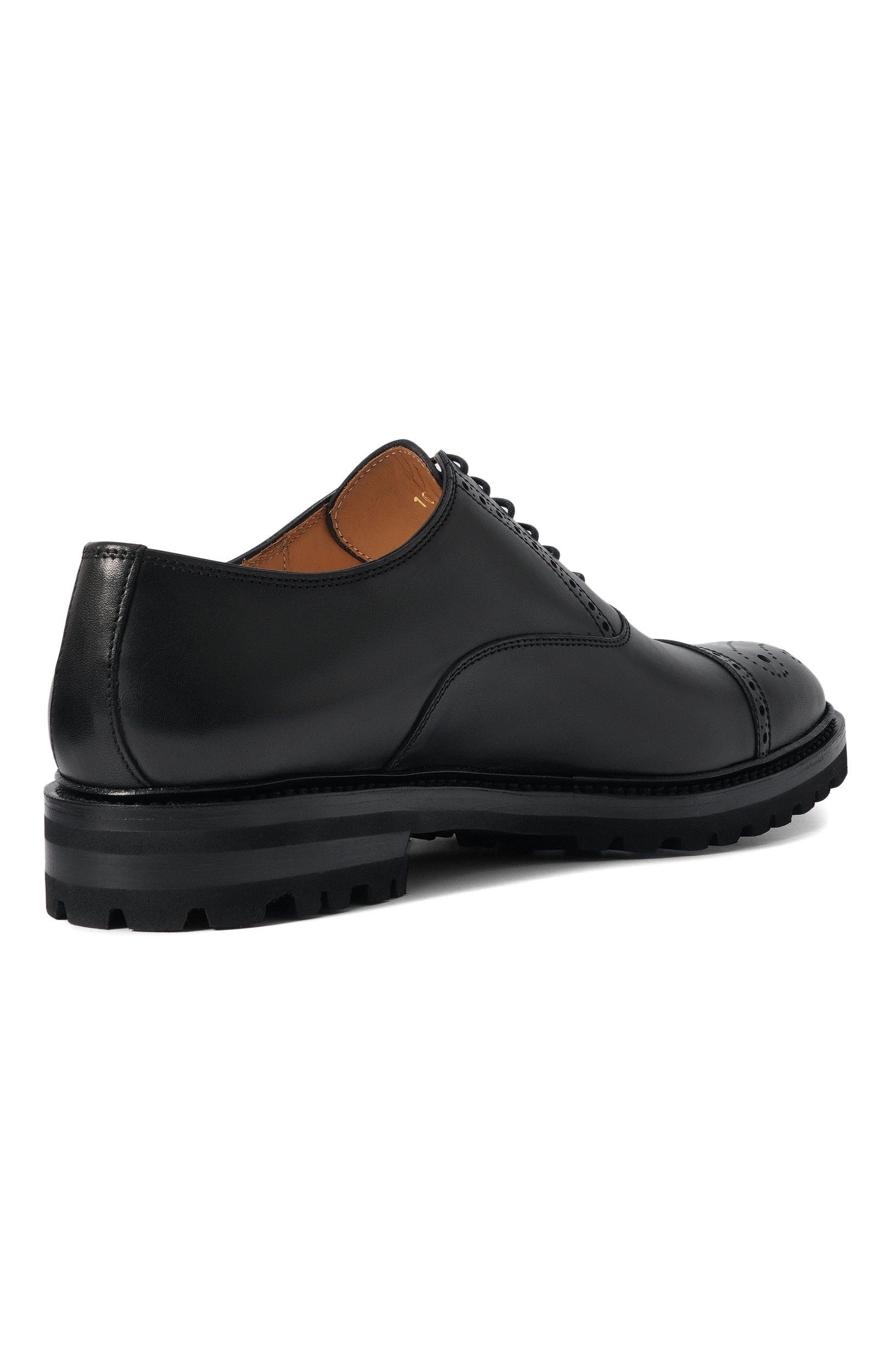 Кожаные оксфорды KITON, арт. USSA526N00100, фото 4