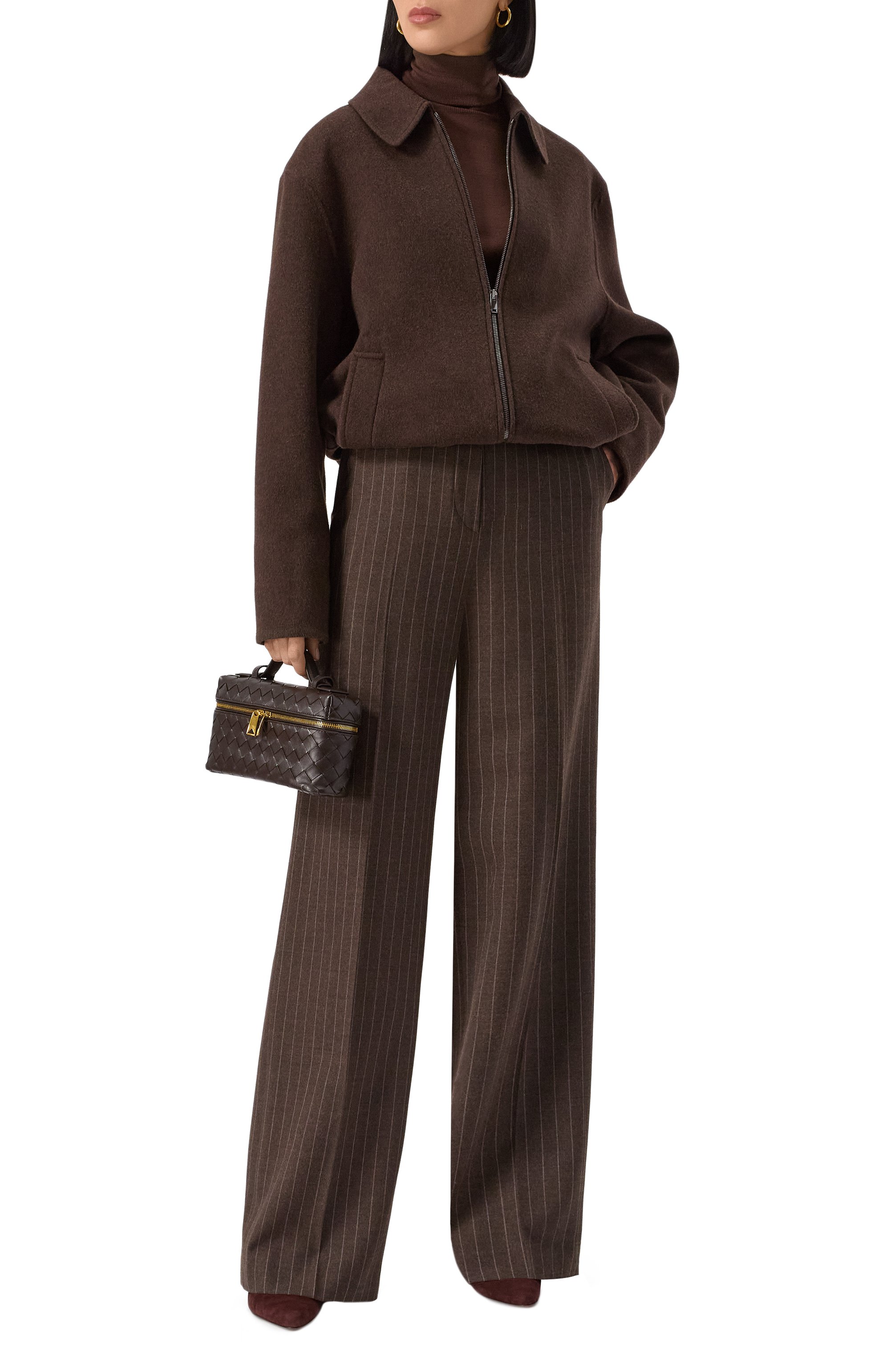 Сумка bang bang BOTTEGA VENETA темно-коричневого цвета по цене 369500 руб., арт. 789109/V3IV1, фото 7 Сумка bang bang BOTTEGA VENETA, арт. 789109/V3IV1, фото 7