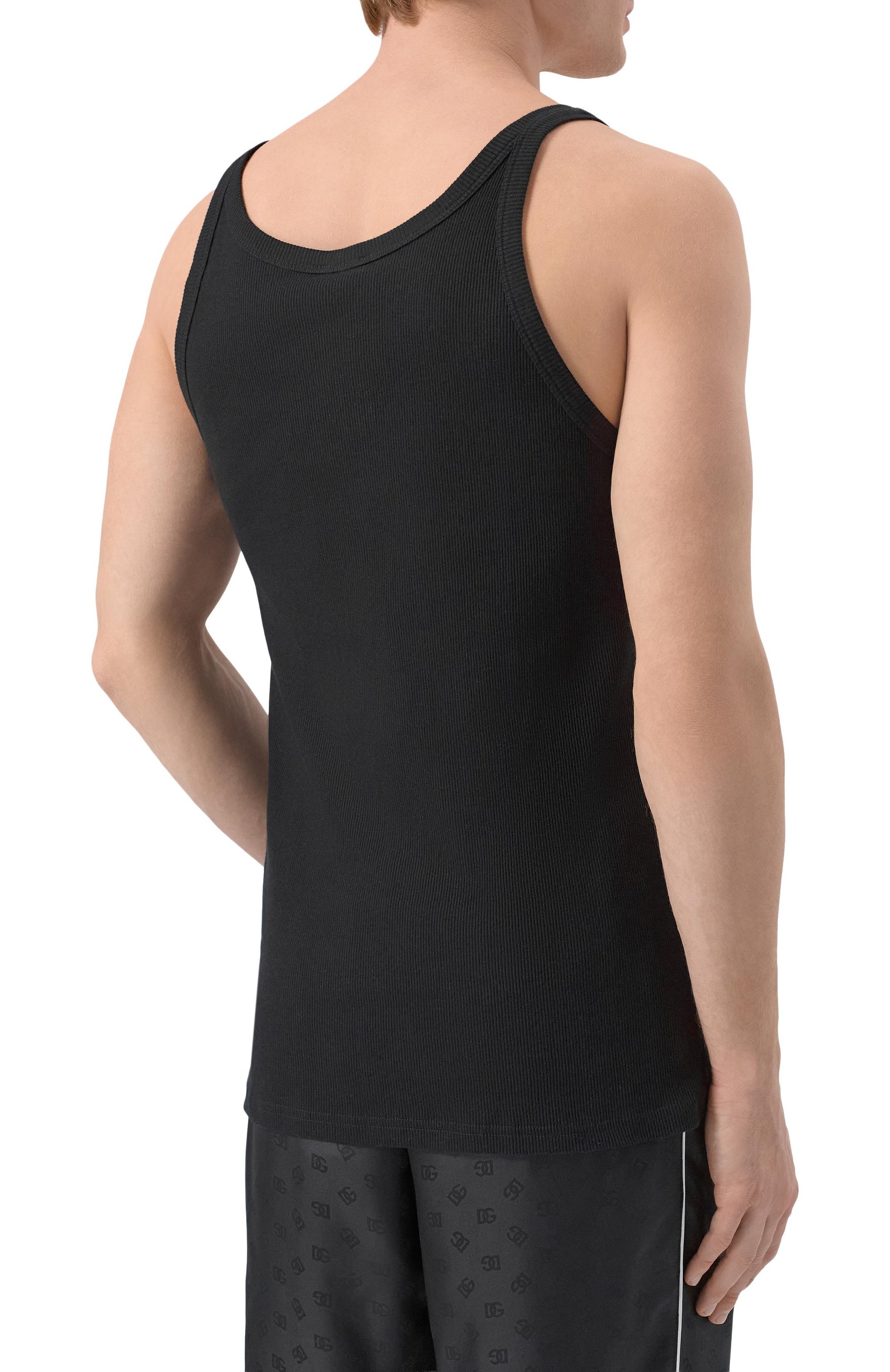 Хлопковая майка DOLCE & GABBANA, арт. M8C19J/0NN96, фото 4