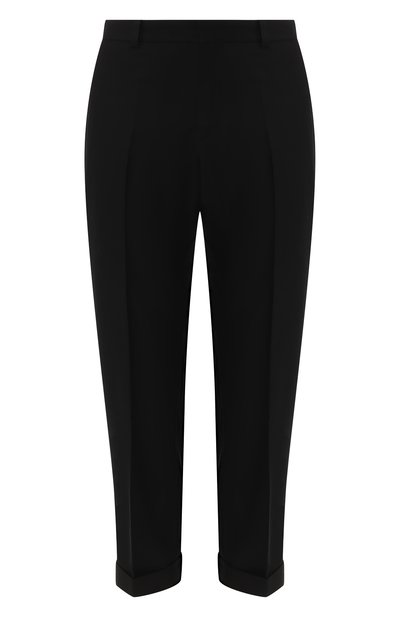 Женские брюки из смеси шерсти и вискозы YOHJI YAMAMOTO, арт. FZ-P53-101