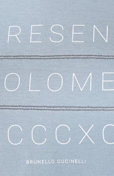 Хлопковая футболка BRUNELLO CUCINELLI, арт. M0045BS530, фото 5