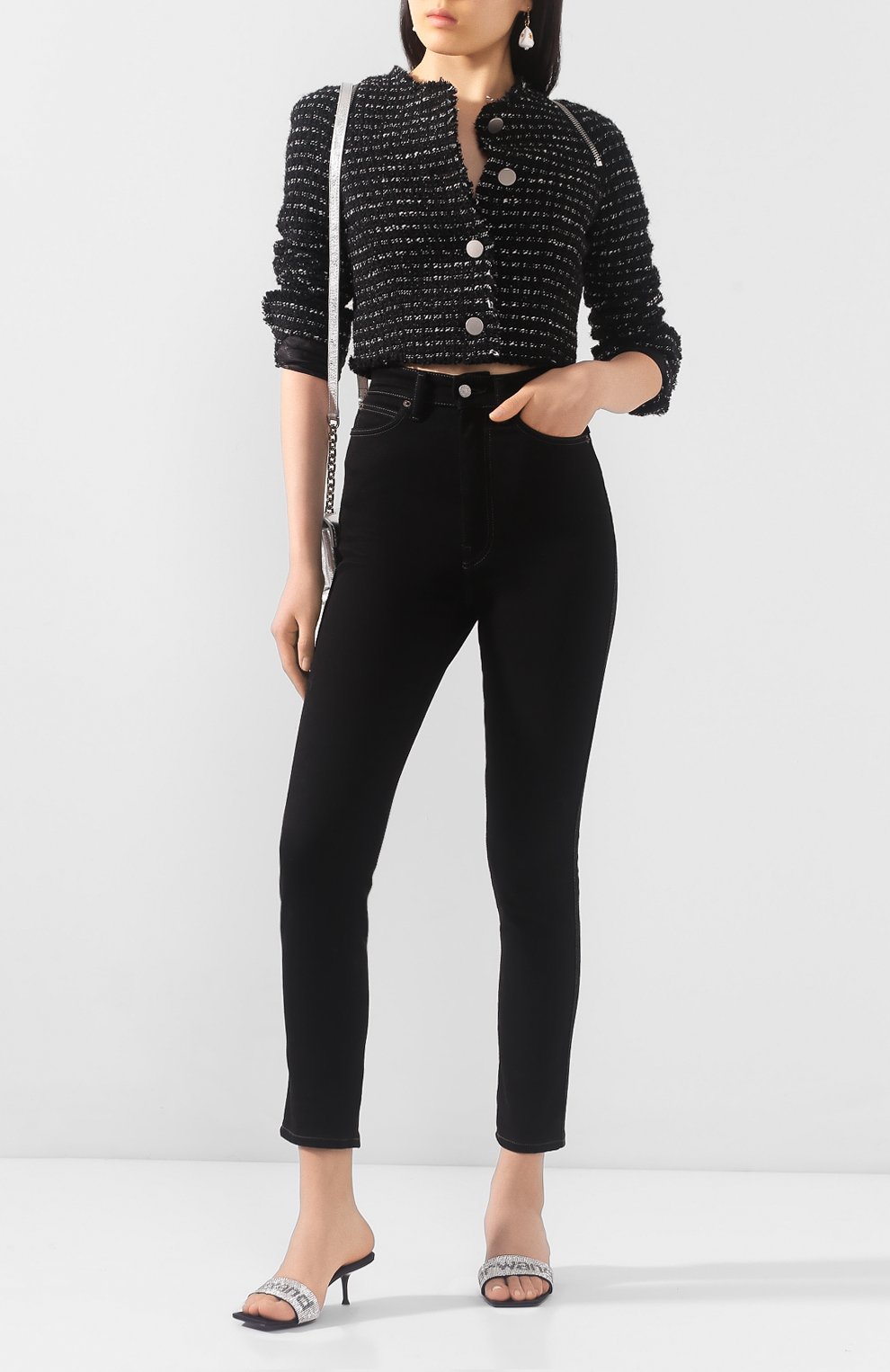 Кожаные мюли jessie ALEXANDER WANG, арт. 30C120P092, фото 2