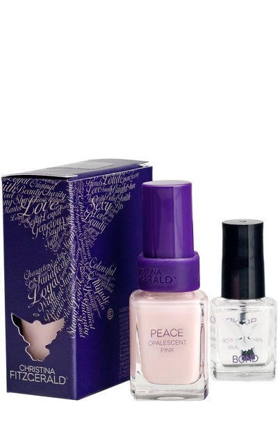 Лак для ногтей \нежно-розовый\" peace opalescent pink + bond" CHRISTINA FITZGERALD, арт. 9333381000842, фото 1