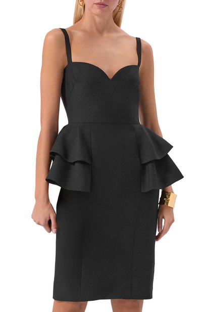 Платье из шерсти и шелка VALENTINO, арт. 7B3VAG45/1CF, фото 3