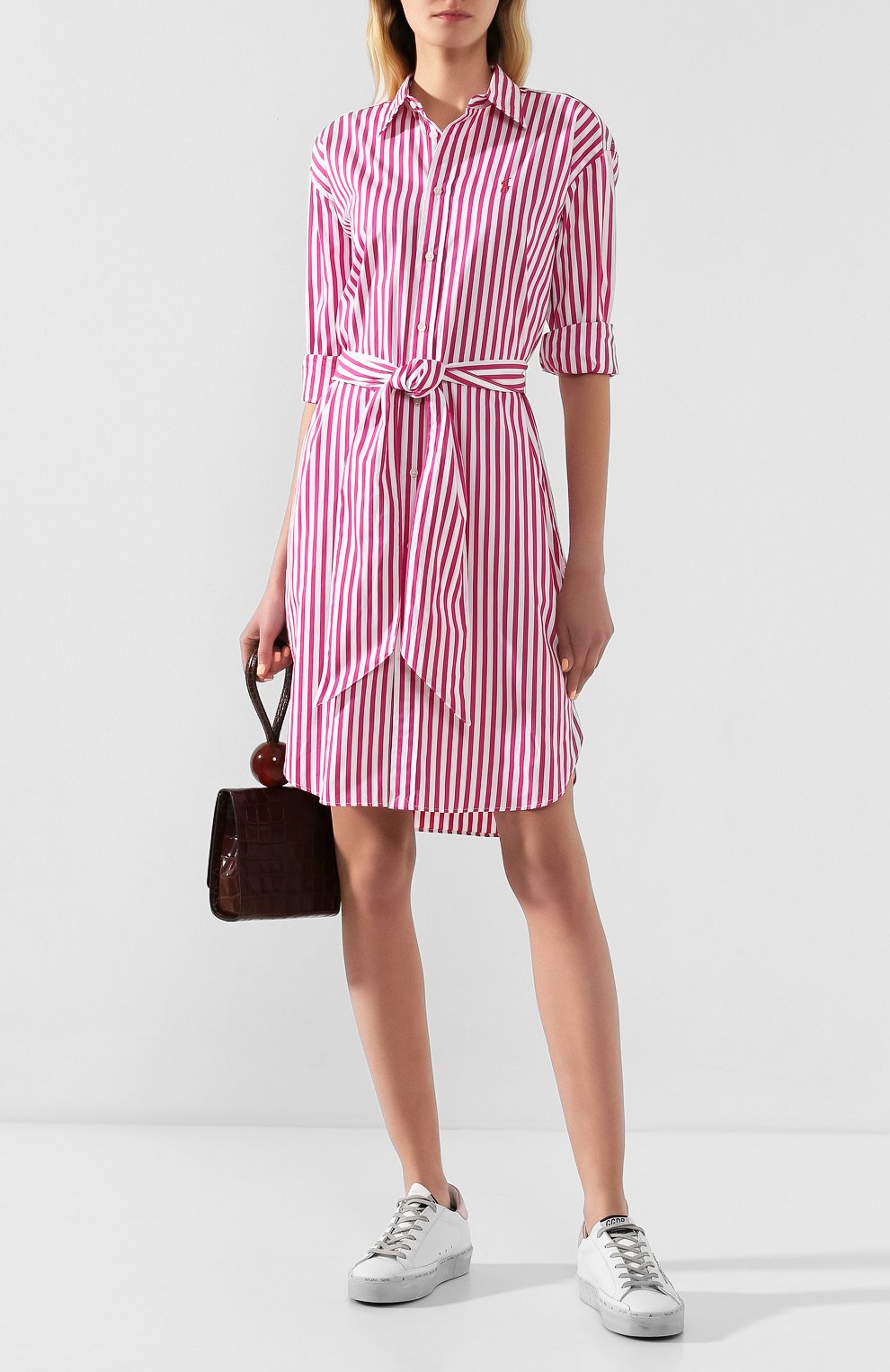 Хлопковое платье POLO RALPH LAUREN, арт. 211781122, фото 2