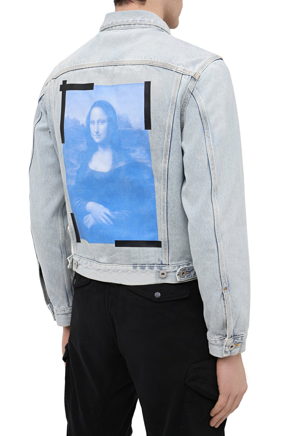 Джинсовая куртка OFF-WHITE, арт. 0MYE054R21DEN002, фото 4