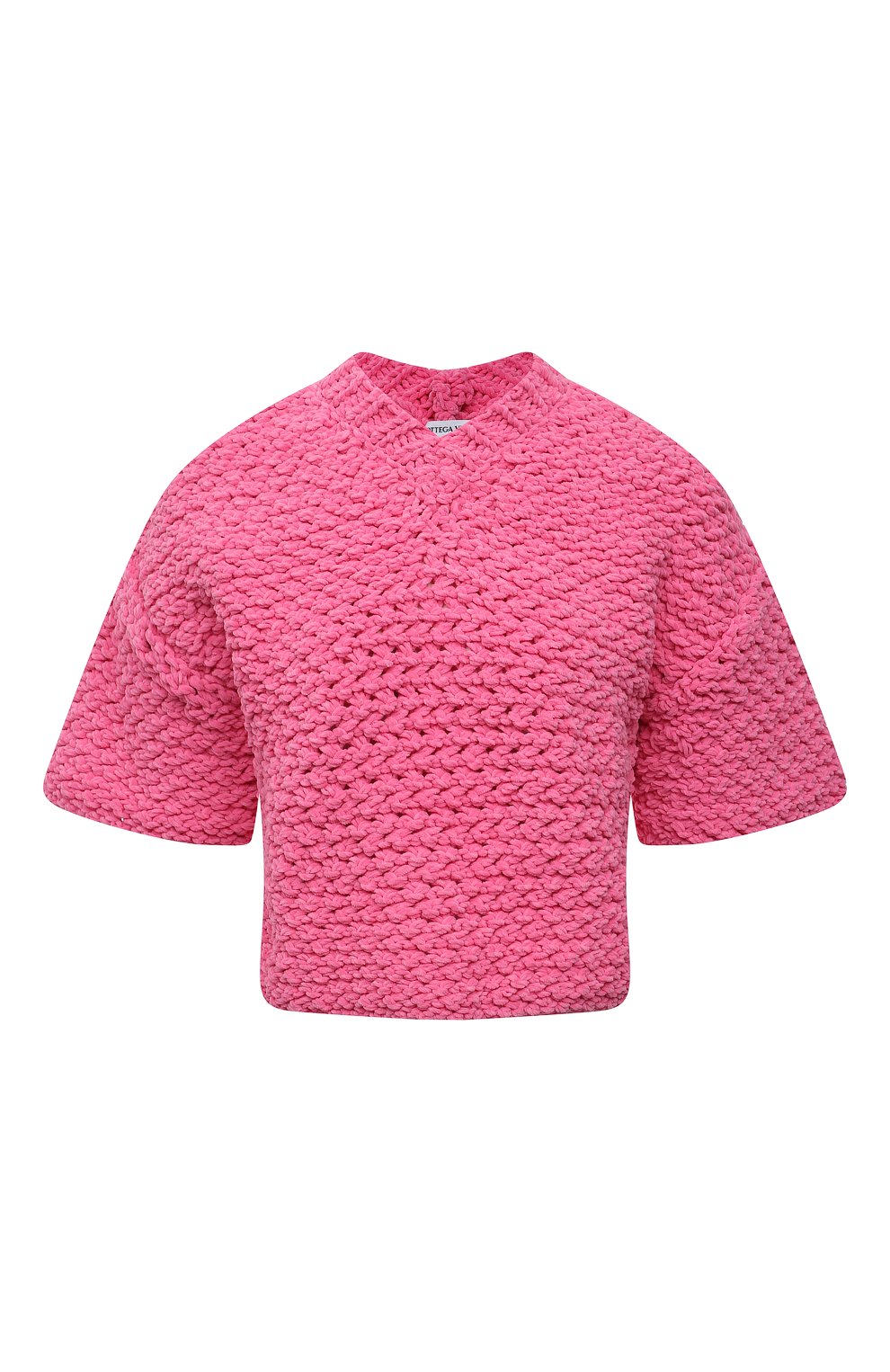 Пуловер BOTTEGA VENETA розового цвета по цене 85850 руб., арт. 690675/V1MS0, фото 1 Пуловер BOTTEGA VENETA, арт. 690675/V1MS0, фото 1