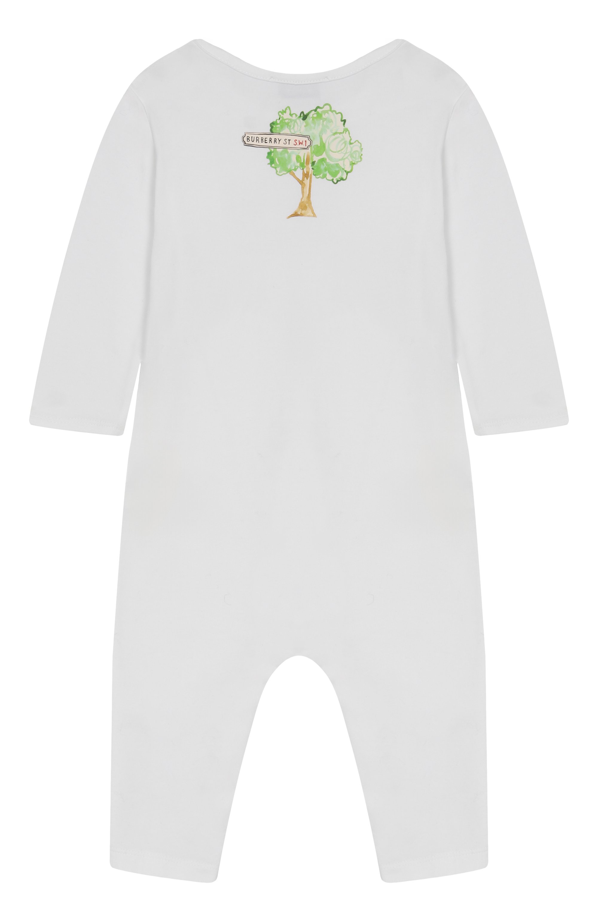 Хлопковый комбинезон BURBERRY, арт. 8109395, фото 2