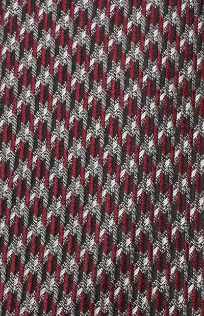 Шелковый галстук LANVIN бордового цвета по цене 8495 руб., арт. 40595/TIE, фото 3 Шелковый галстук LANVIN, арт. 40595/TIE, фото 3
