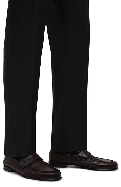 Кожаные пенни-лоферы BARRETT, арт. 171U064.29/CERV0 ASP0RTABILE, фото 3