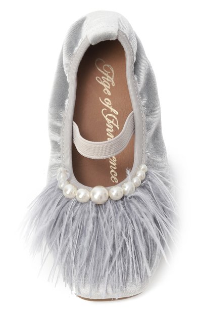 Бархатные балетки blanche AGE OF INNOCENCE, арт. 000485/BLANCHE/29, фото 4