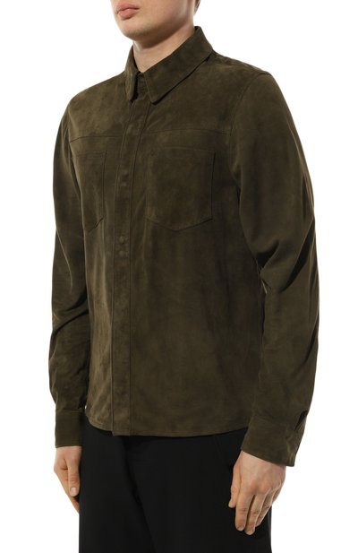 Замшевая рубашка GIORGIO BRATO, арт. GU24S9812, фото 3