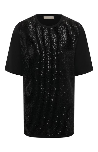 Футболка с отделкой пайетками ELIE SAAB, арт. 15473, фото 1