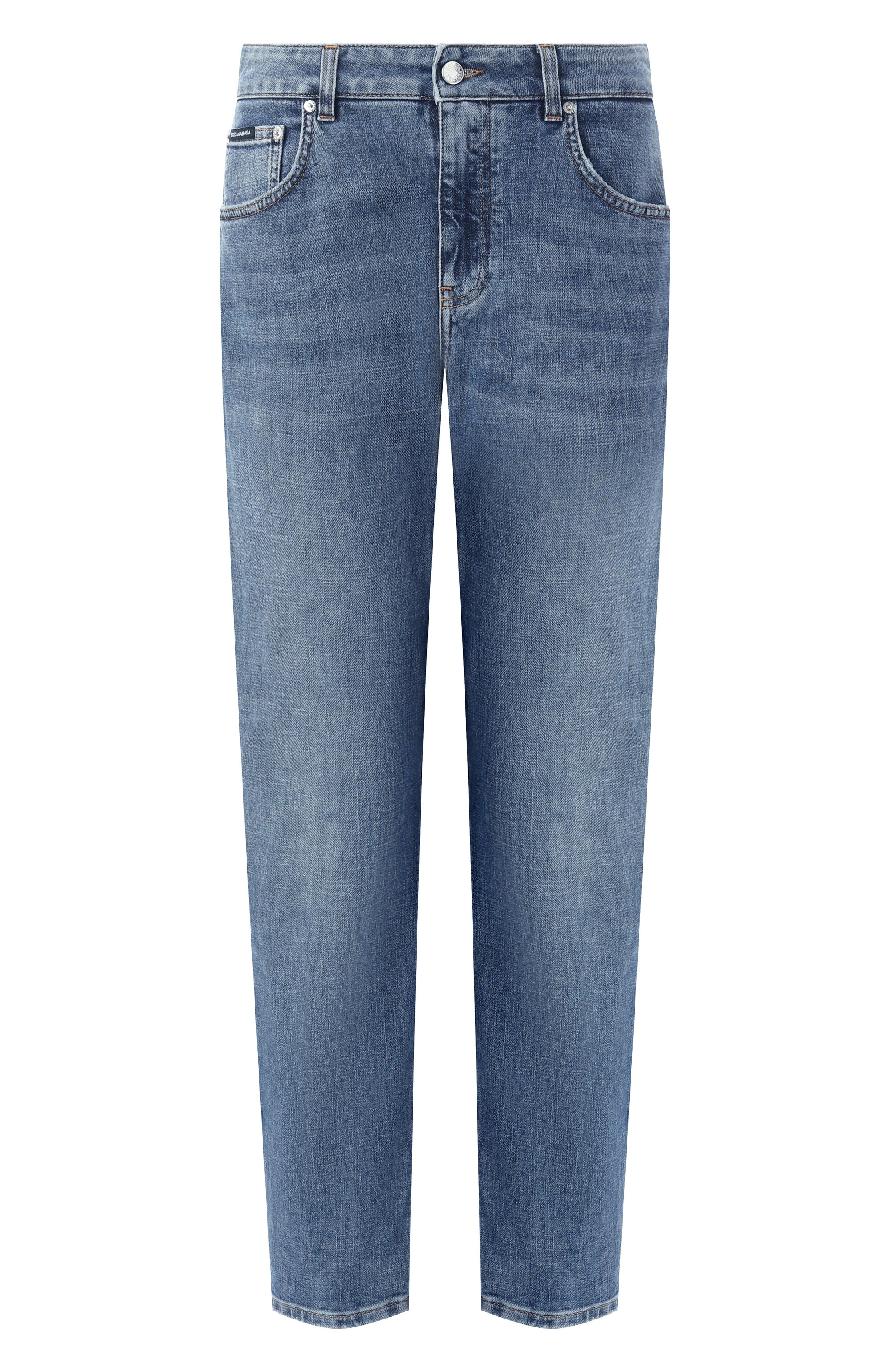 Джинсы DOLCE & GABBANA синего цвета по цене 59950 руб., арт. FTCFPD/G899K, фото 1 Джинсы DOLCE & GABBANA, арт. FTCFPD/G899K, фото 1