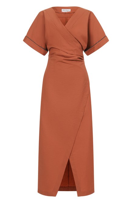 Женское хлопковое платье BRUNELLO CUCINELLI, арт. MP140AFR51