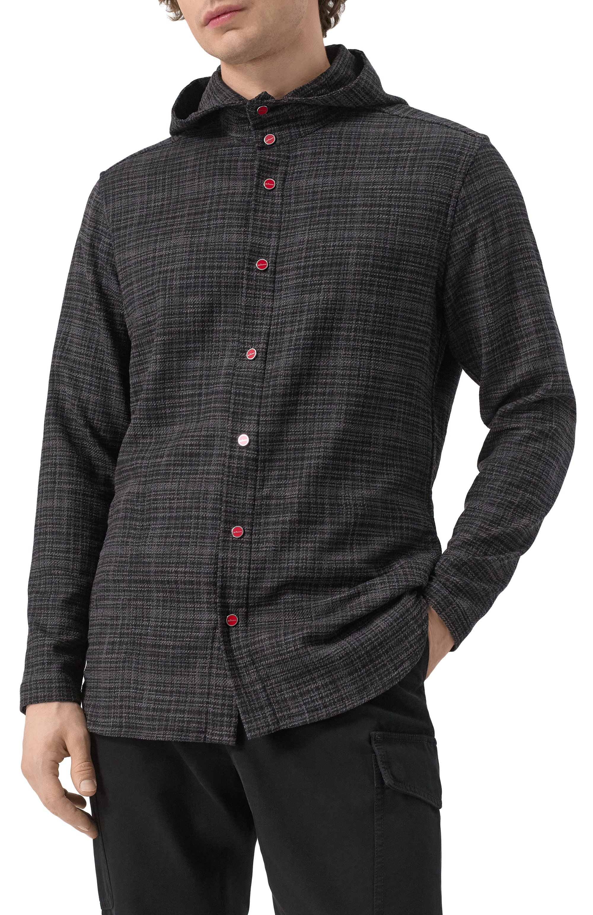 Рубашка из шерсти и шелка KITON, арт. UMCPETEK0617E16, фото 3