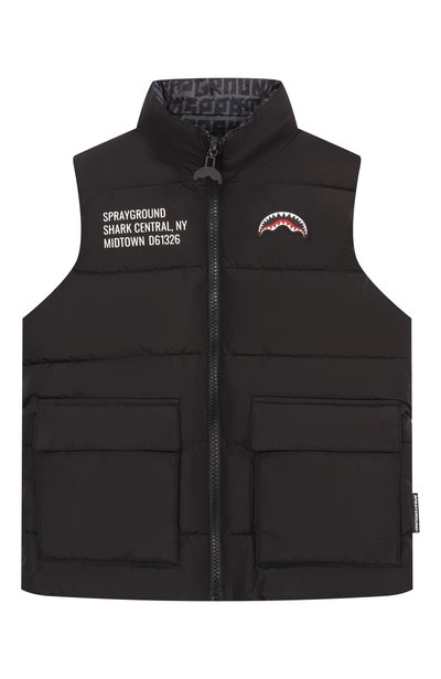 Двусторонний жилет SPRAYGROUND, арт. SPY1467/SHARK CENTRAL INFINITY D0UBLE D0WN VEST, фото 4