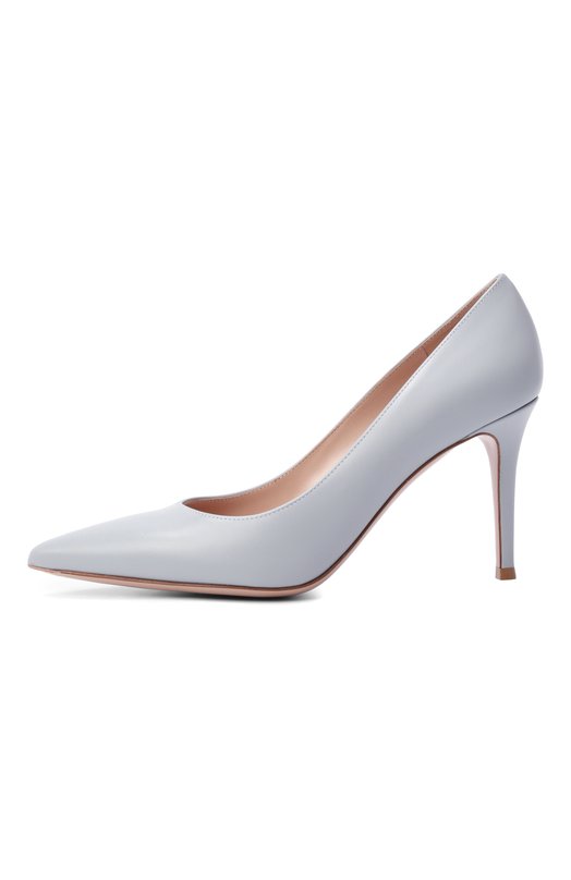 Кожаные туфли Gianvito 85 Gianvito Rossi G24580.85RIC.VITCL0U Голубой  G24580.85RIC.VITCL0U Фото 4