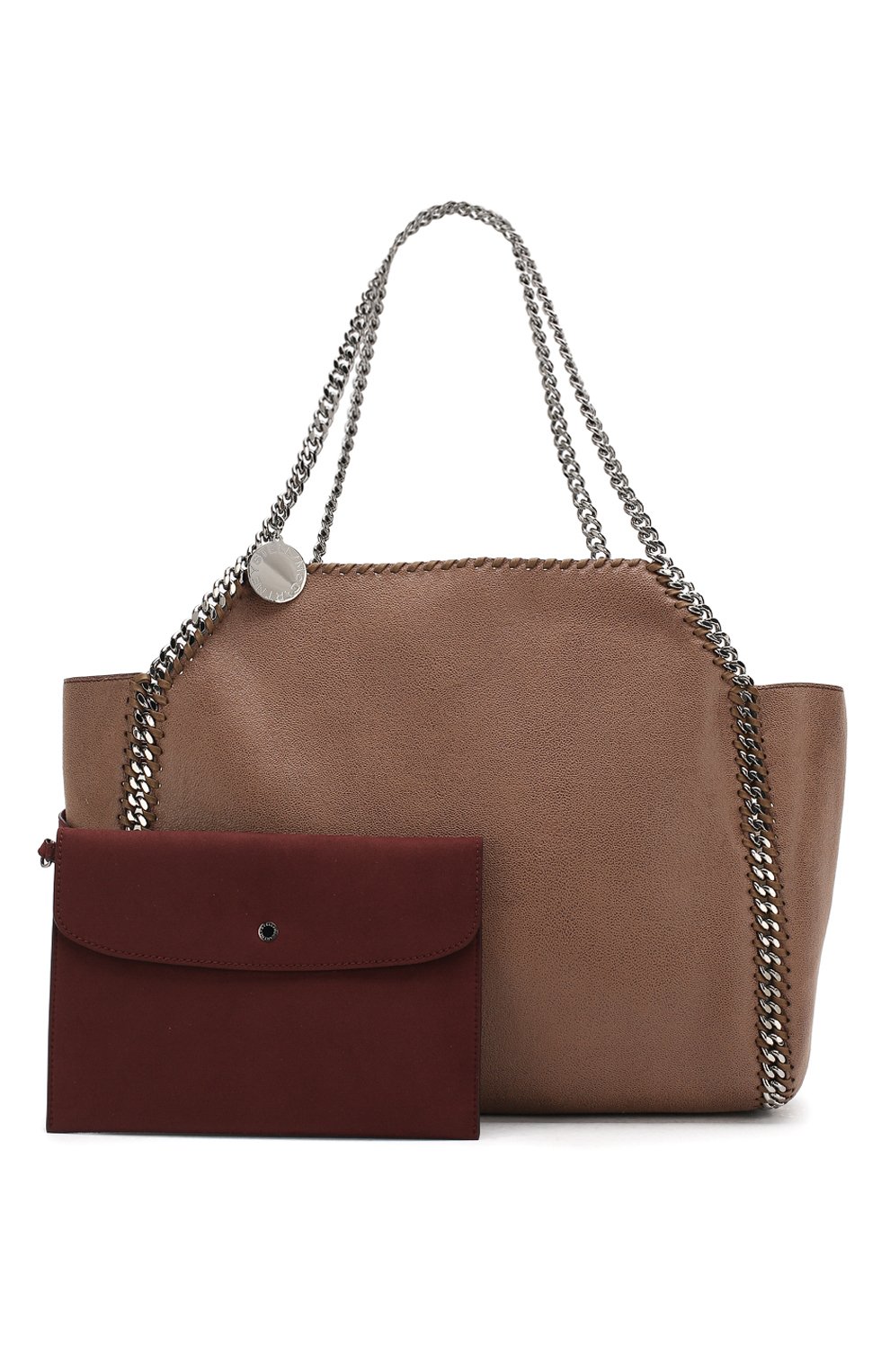 Сумка-тоут falabella STELLA MCCARTNEY коричневого цвета по цене 103500 руб., арт. 507185/W8187, фото 5 Сумка-тоут falabella STELLA MCCARTNEY, арт. 507185/W8187, фото 5