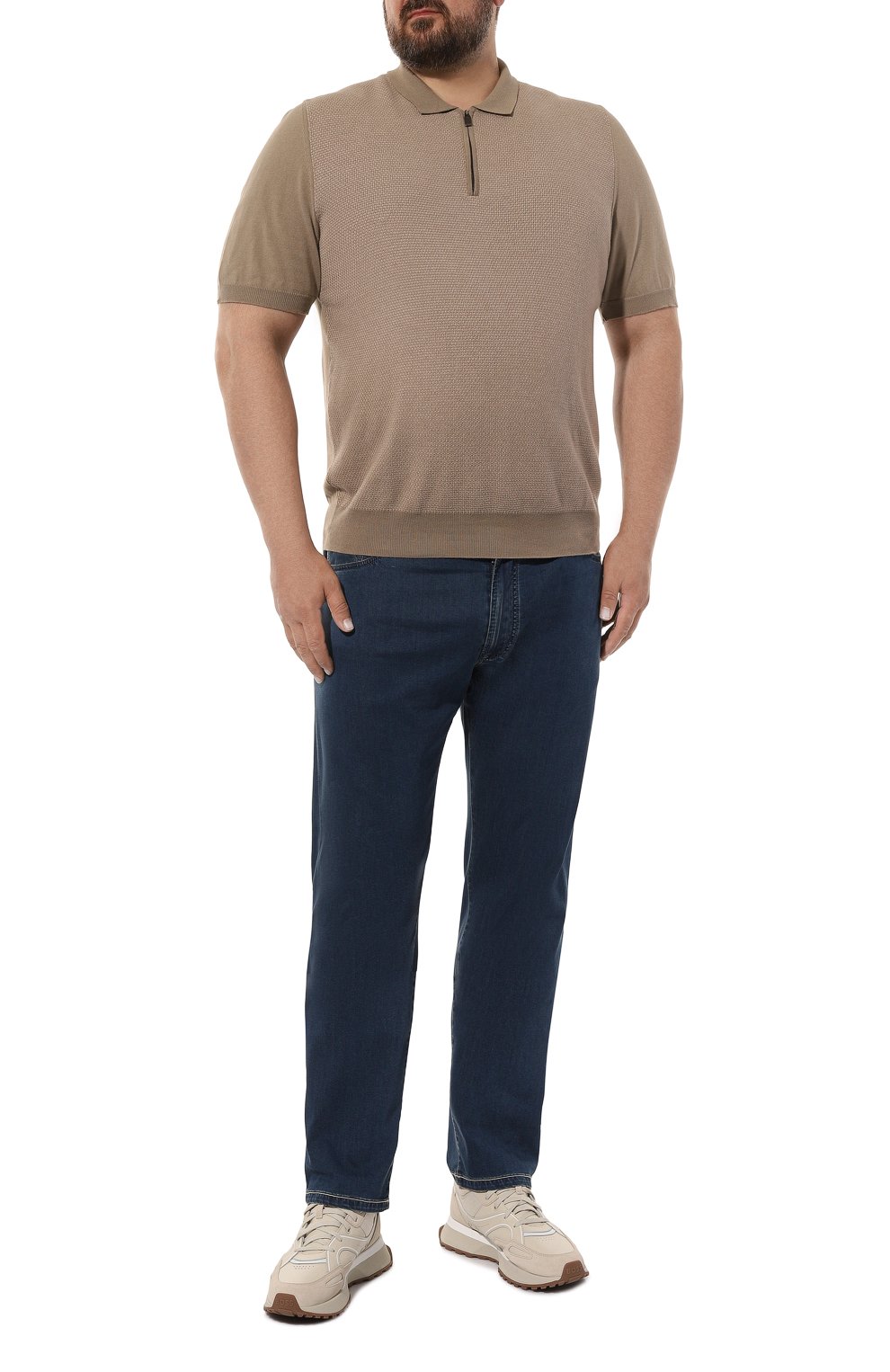 Хлопковое поло CANALI, арт. C0454B/MK01872, фото 2