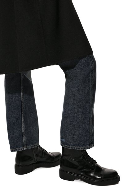 Кожаные ботинки PRADA, арт. 1T360M-055-F0002-B050, фото 3