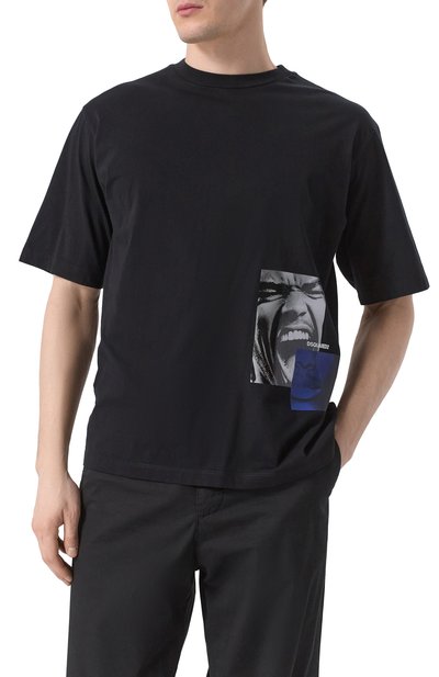 Хлопковая футболка DSQUARED2, арт. S71GD1537/D20020, фото 3