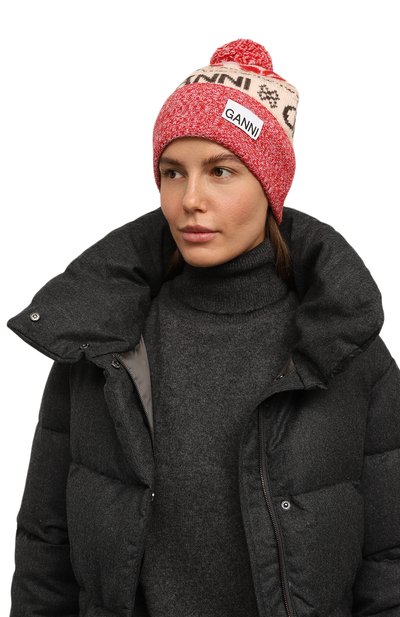 Шерстяная шапка GANNI, арт. A4987, фото 2