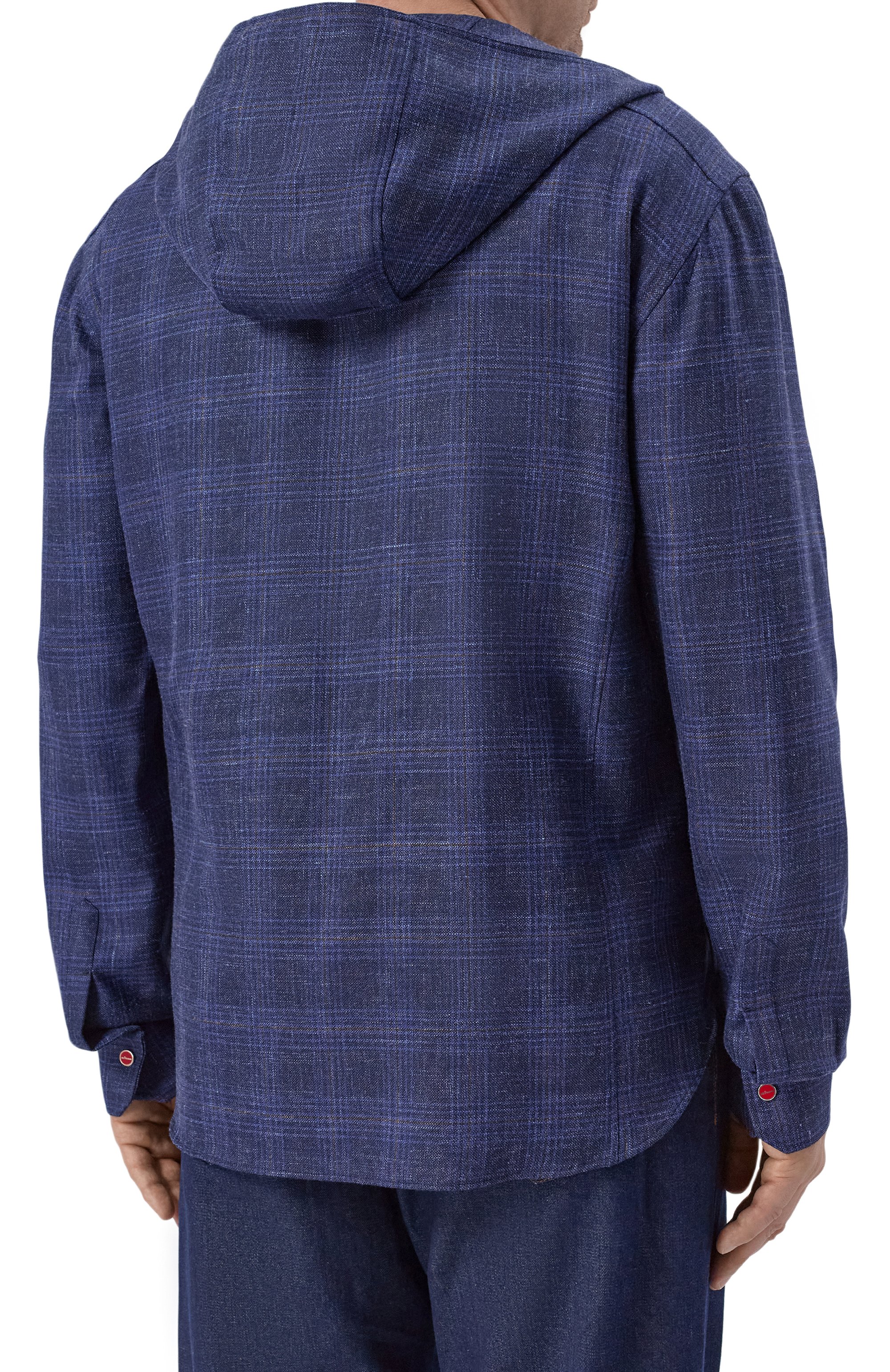 Рубашка из шерсти и льна KITON, арт. UMCMARK0630G, фото 4