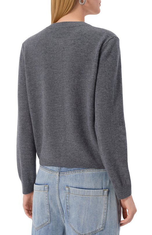 Шерстяной кардиган A.P.C. F22333/WVBDR Серый  F22333/WVBDR Фото 4