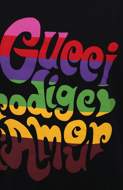 Хлопковая футболка GUCCI, арт. 548334/XJDAM, фото 5