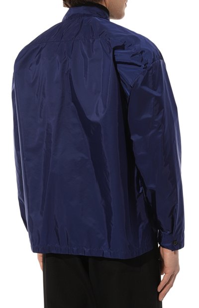 Рубашка PRADA синего цвета по цене 110000 руб., арт. SC557-1WQ9-F0216-212, фото 4 Рубашка PRADA, арт. SC557-1WQ9-F0216-212, фото 4