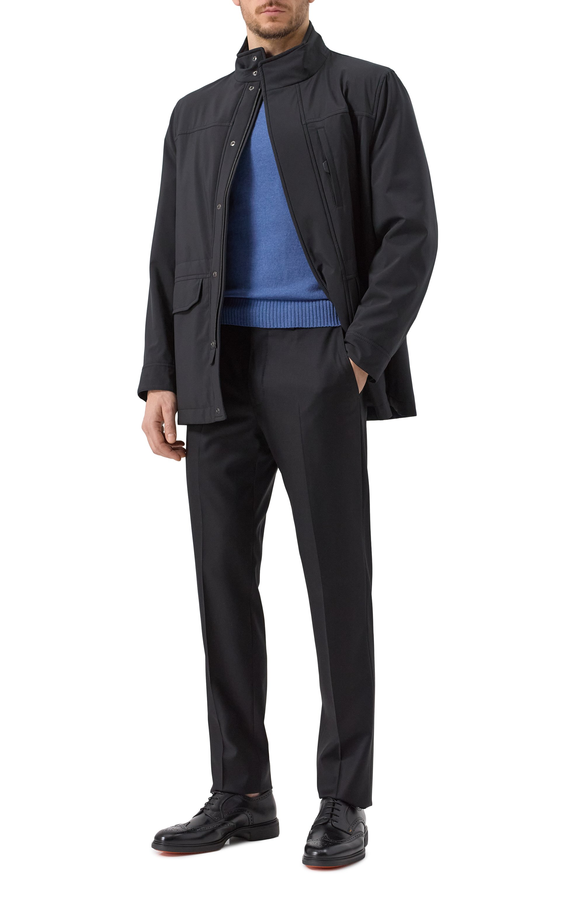 Джемпер из хлопка и кашемира GRAN SASSO, арт. 57167/23216, фото 2