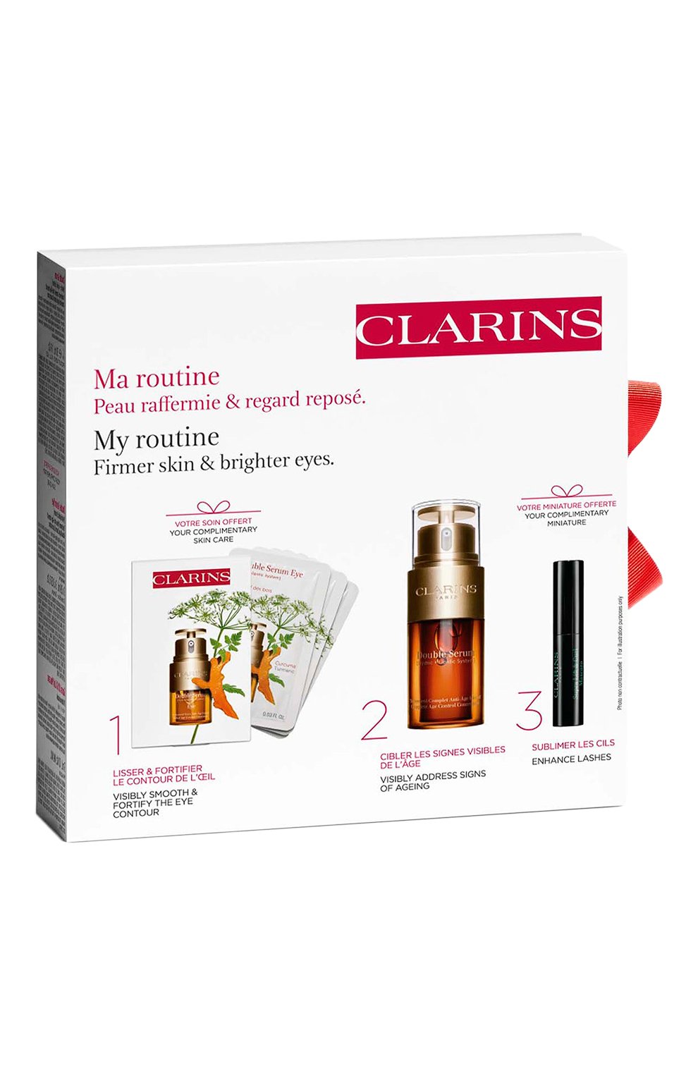 Набор double serum essentials (30+3x0,9+3ml) CLARINS бесцветного цвета по цене 8500 руб., арт. 80097039, фото 4 Набор double serum essentials (30+3x0,9+3ml) CLARINS, арт. 80097039, фото 4