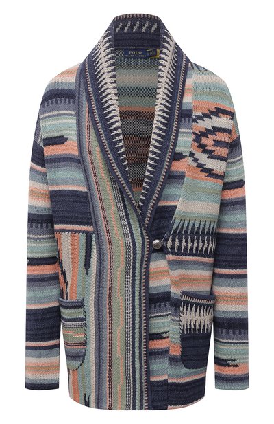 Женский кардиган из хлопка и льна POLO RALPH LAUREN, арт. 211843141